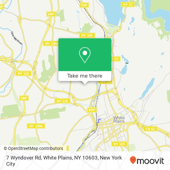 7 Wyndover Rd, White Plains, NY 10603 map