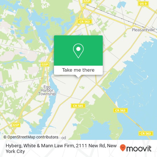 Hyberg, White & Mann Law Firm, 2111 New Rd map