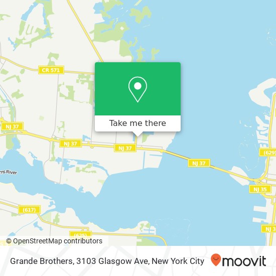 Mapa de Grande Brothers, 3103 Glasgow Ave