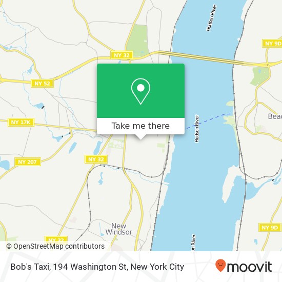 Mapa de Bob's Taxi, 194 Washington St