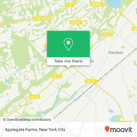 Mapa de Applegate Farms