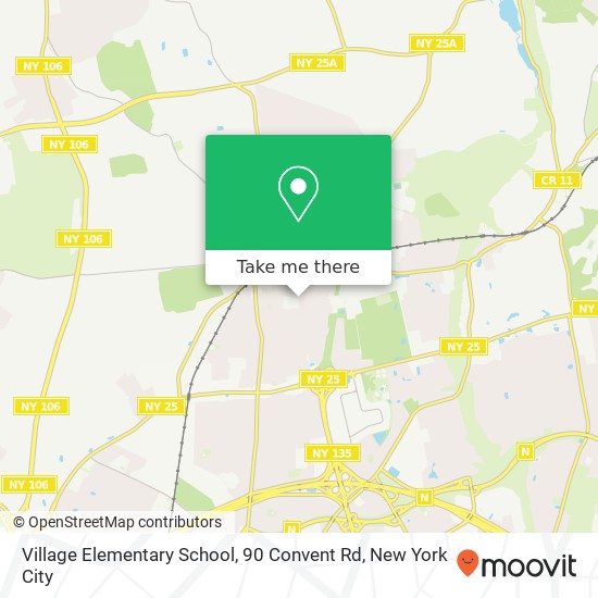 Mapa de Village Elementary School, 90 Convent Rd