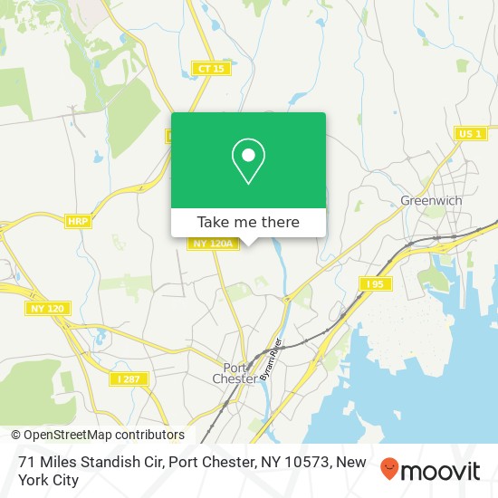 71 Miles Standish Cir, Port Chester, NY 10573 map