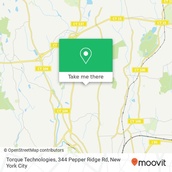 Mapa de Torque Technologies, 344 Pepper Ridge Rd