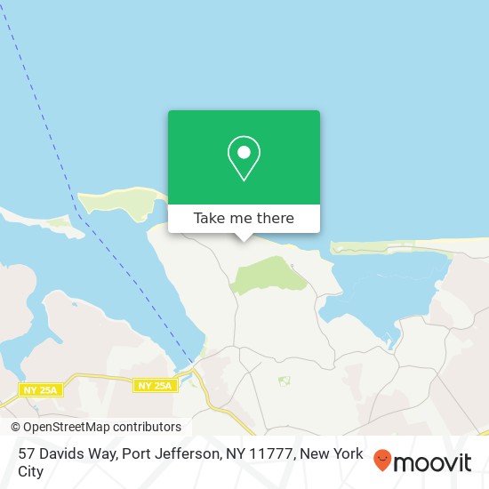 57 Davids Way, Port Jefferson, NY 11777 map