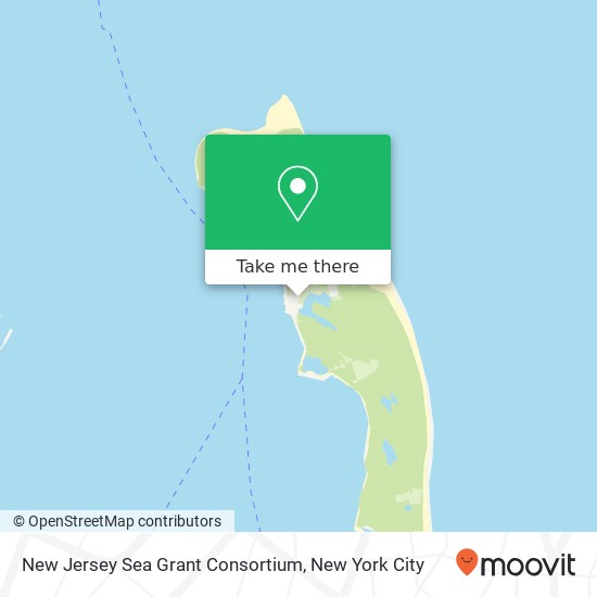 Mapa de New Jersey Sea Grant Consortium