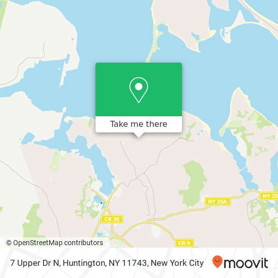 7 Upper Dr N, Huntington, NY 11743 map