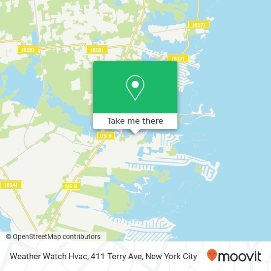Mapa de Weather Watch Hvac, 411 Terry Ave