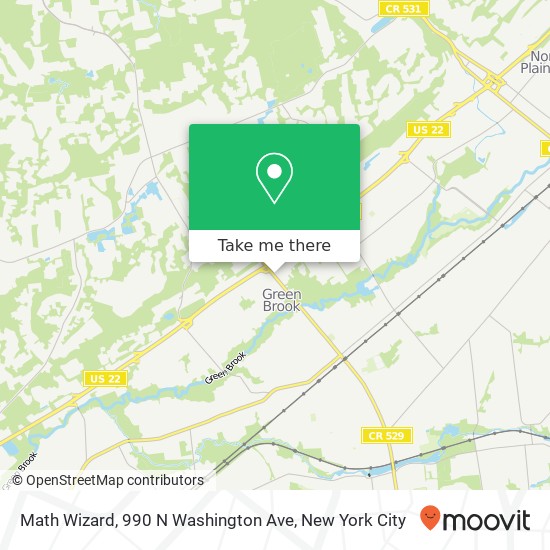 Mapa de Math Wizard, 990 N Washington Ave