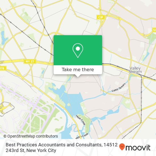 Mapa de Best Practices Accountants and Consultants, 14512 243rd St