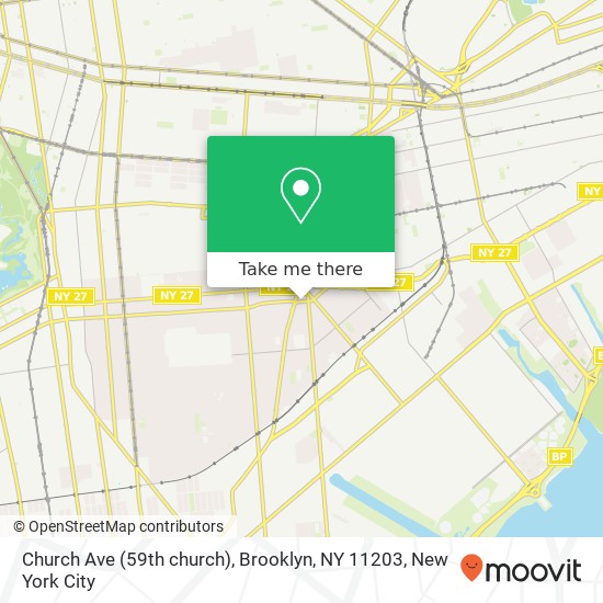 Church Ave (59th church), Brooklyn, NY 11203 map
