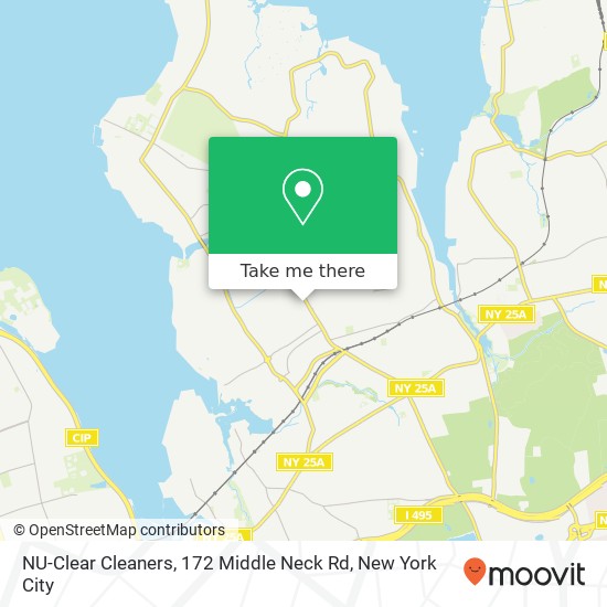 NU-Clear Cleaners, 172 Middle Neck Rd map