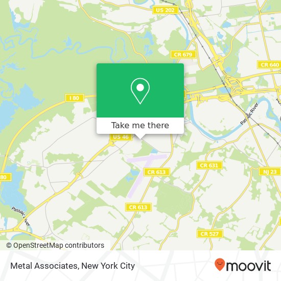 Metal Associates map