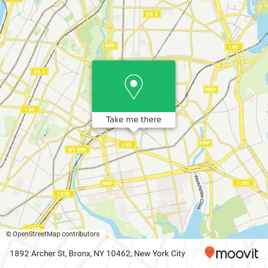 1892 Archer St, Bronx, NY 10462 map