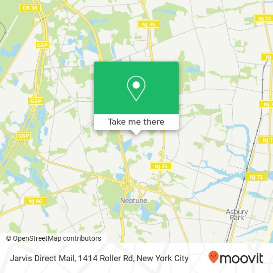 Jarvis Direct Mail, 1414 Roller Rd map