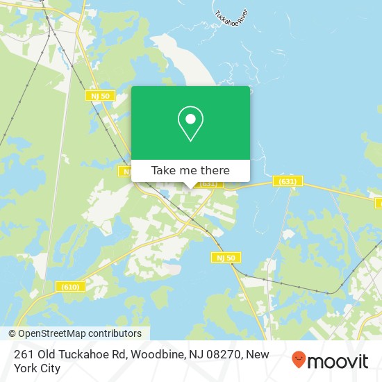261 Old Tuckahoe Rd, Woodbine, NJ 08270 map