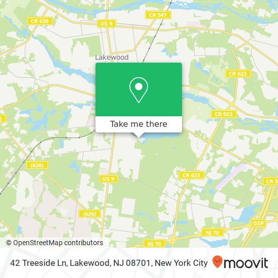 42 Treeside Ln, Lakewood, NJ 08701 map