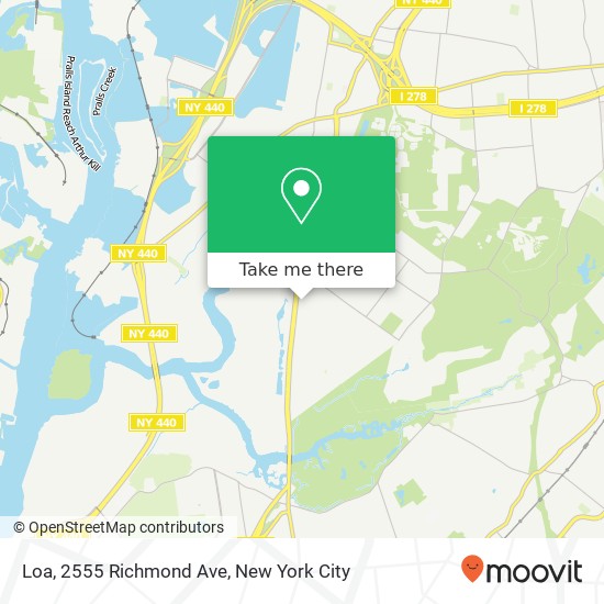 Mapa de Loa, 2555 Richmond Ave