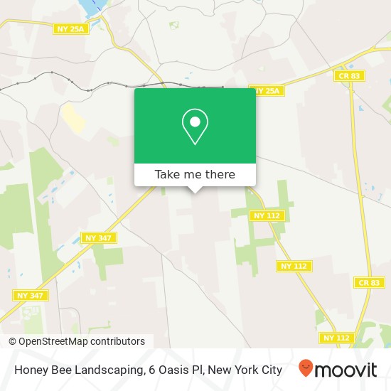 Mapa de Honey Bee Landscaping, 6 Oasis Pl