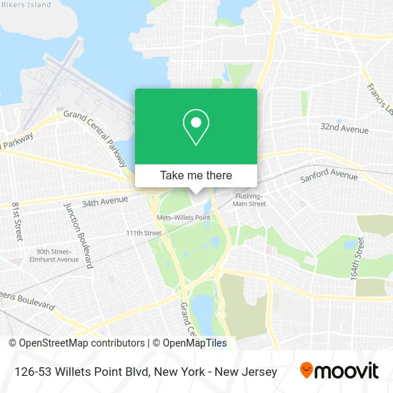 126-53 Willets Point Blvd map