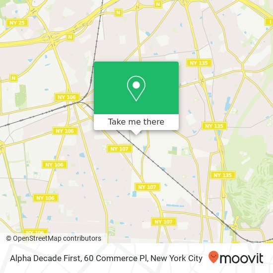 Mapa de Alpha Decade First, 60 Commerce Pl