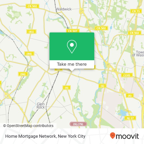 Home Mortgage Network map