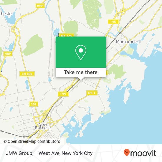 Mapa de JMW Group, 1 West Ave