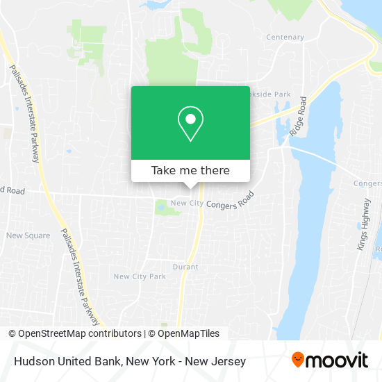 Hudson United Bank map