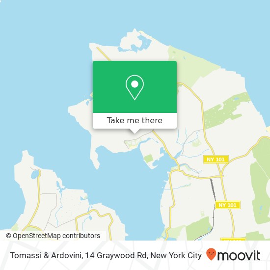 Tomassi & Ardovini, 14 Graywood Rd map