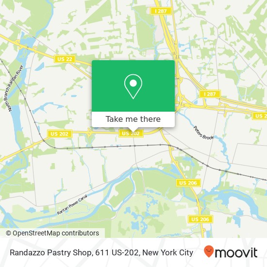 Mapa de Randazzo Pastry Shop, 611 US-202