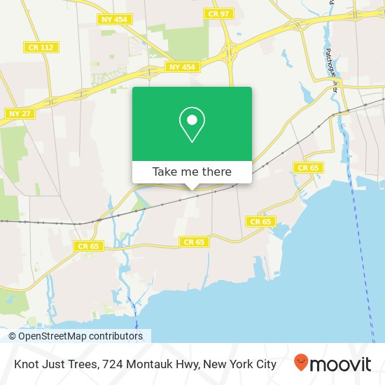 Knot Just Trees, 724 Montauk Hwy map