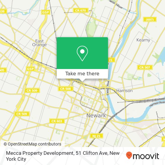 Mecca Property Development, 51 Clifton Ave map