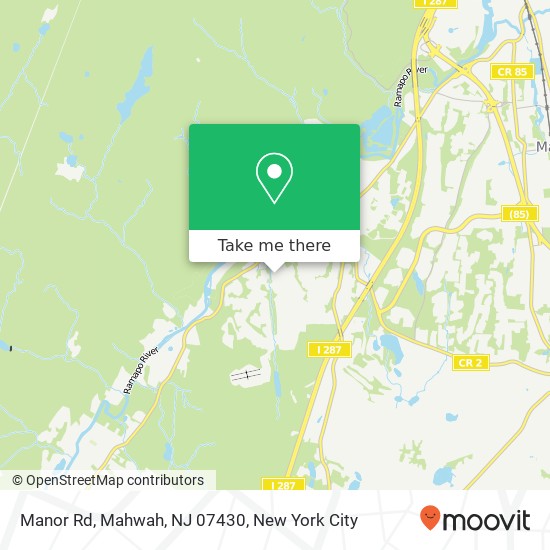 Manor Rd, Mahwah, NJ 07430 map