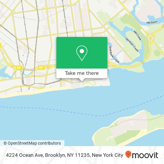 4224 Ocean Ave, Brooklyn, NY 11235 map