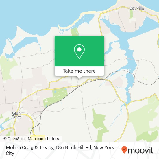 Mapa de Mohen Craig & Treacy, 186 Birch Hill Rd