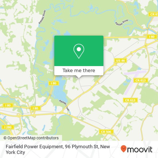 Mapa de Fairfield Power Equipment, 96 Plymouth St