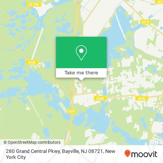 280 Grand Central Pkwy, Bayville, NJ 08721 map