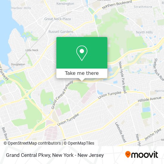 Mapa de Grand Central Pkwy