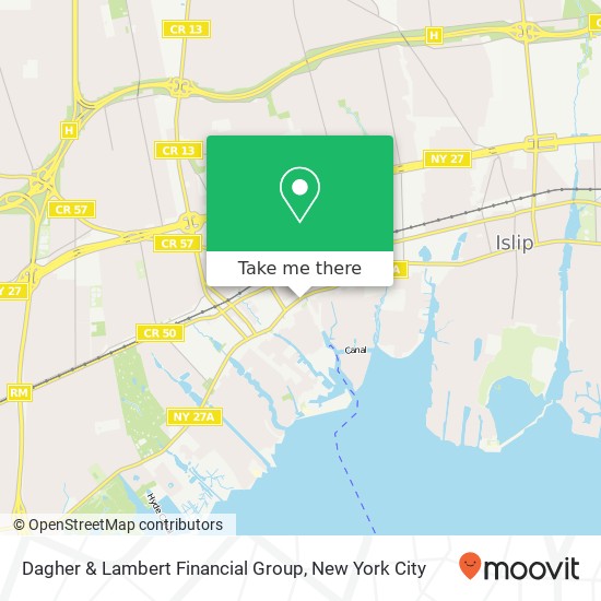 Dagher & Lambert Financial Group, 128 E Main St map