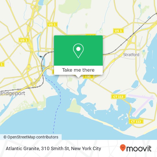 Atlantic Granite, 310 Smith St map