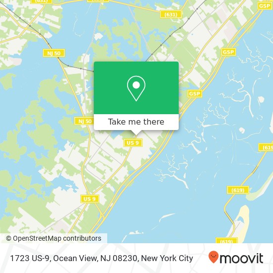 1723 US-9, Ocean View, NJ 08230 map