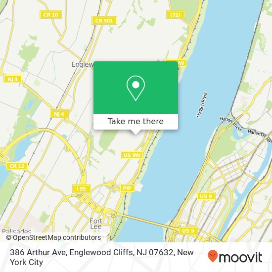 386 Arthur Ave, Englewood Cliffs, NJ 07632 map