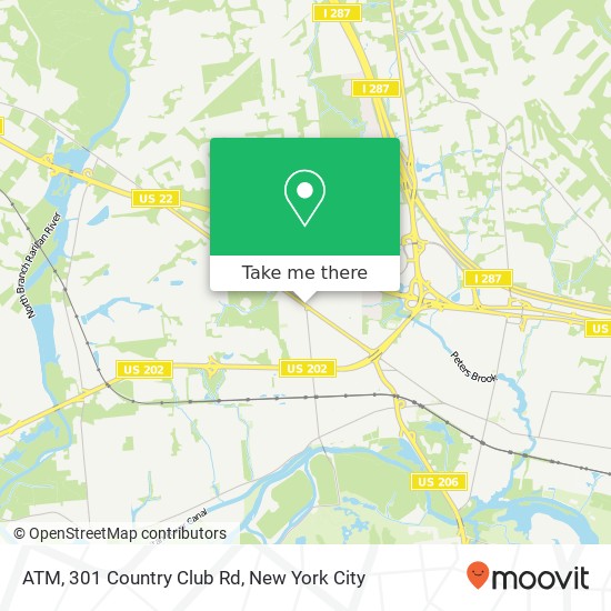 Mapa de ATM, 301 Country Club Rd