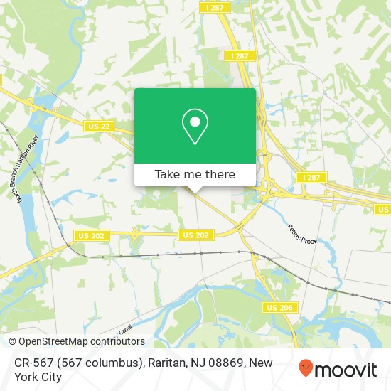 CR-567 (567 columbus), Raritan, NJ 08869 map