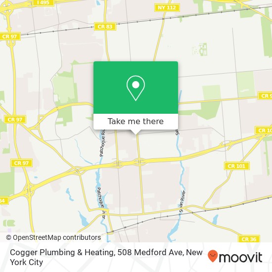 Cogger Plumbing & Heating, 508 Medford Ave map