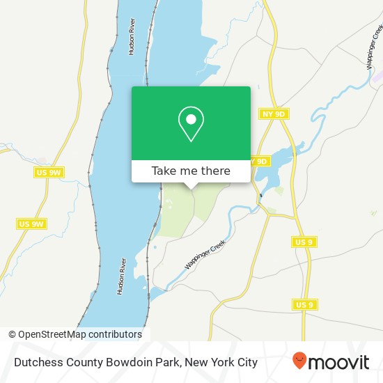 Dutchess County Bowdoin Park map