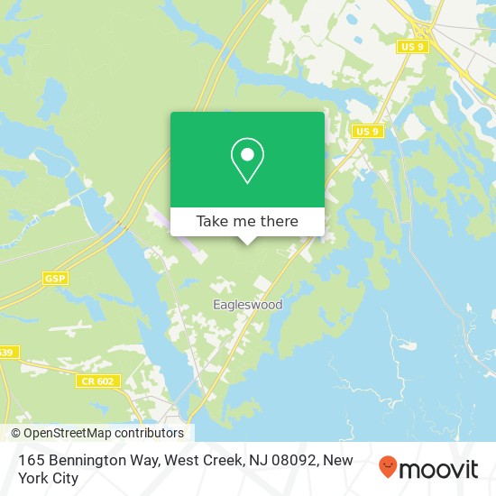 165 Bennington Way, West Creek, NJ 08092 map