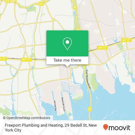 Freeport Plumbing and Heating, 29 Bedell St map