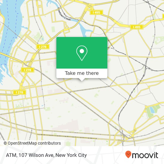 Mapa de ATM, 107 Wilson Ave