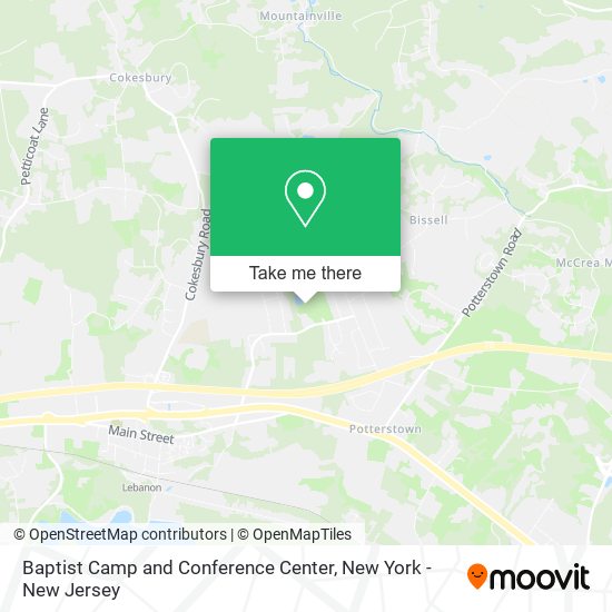 Baptist Camp and Conference Center map